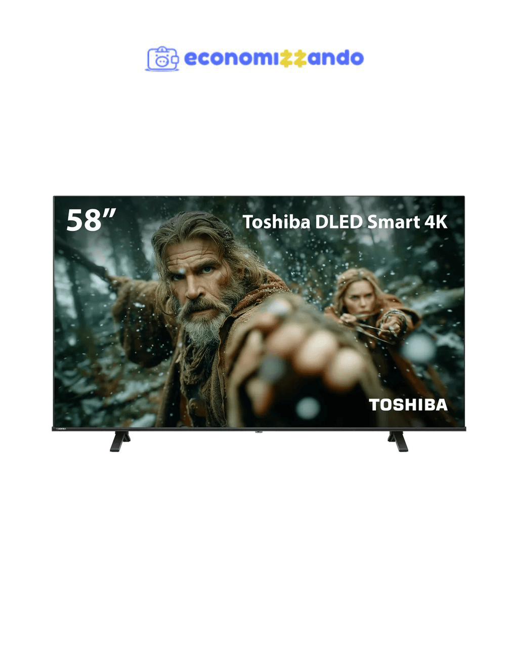 Smart Tv Dled 58 4k Toshiba Vidaa 3hdmi 2usb Wi-fi