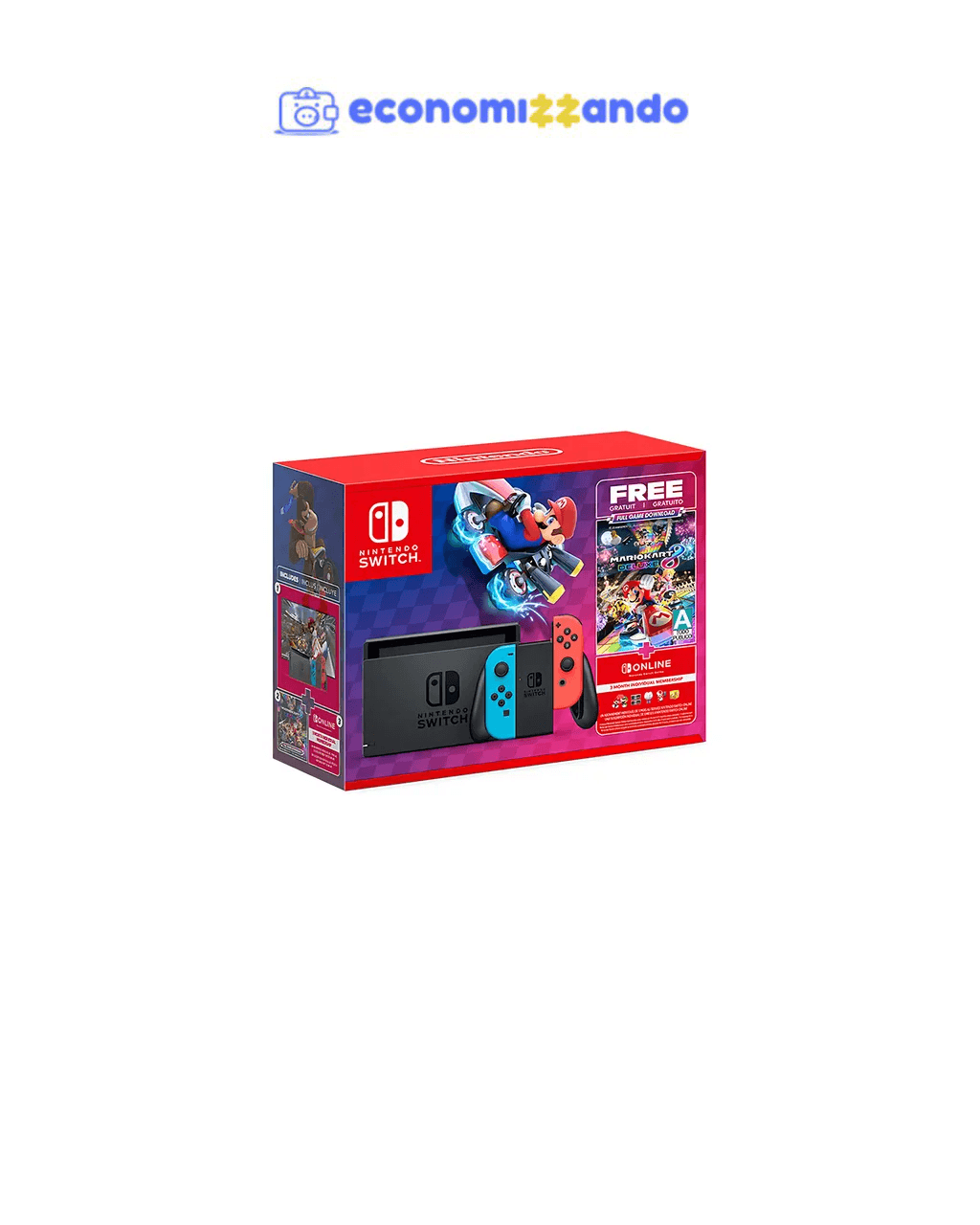 Console Nintendo Switch 1.1 32GB Mario Kart 8 Deluxe