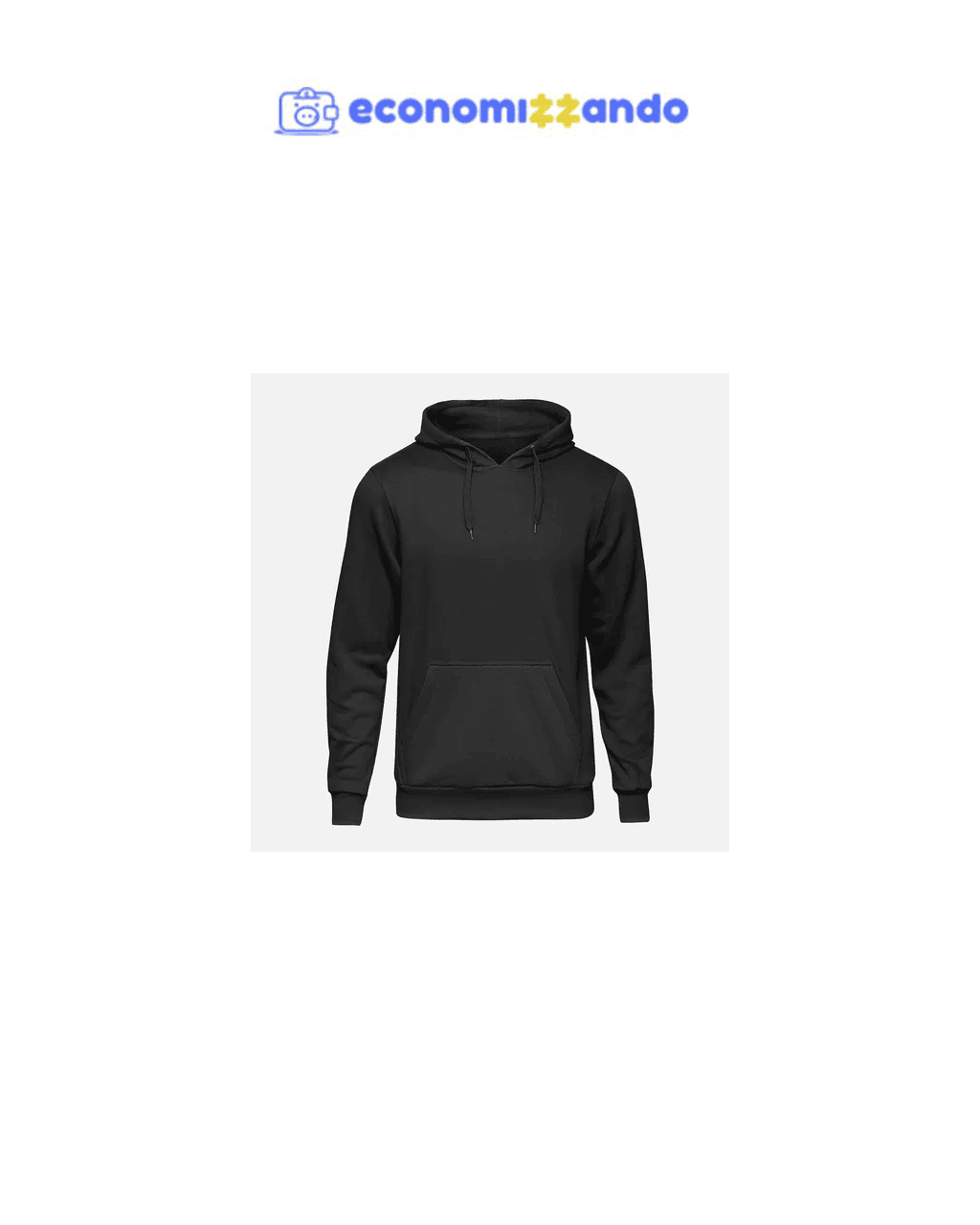 Moletom Unissex Capuz Blusa De Frio Algodão Canguru Casaco