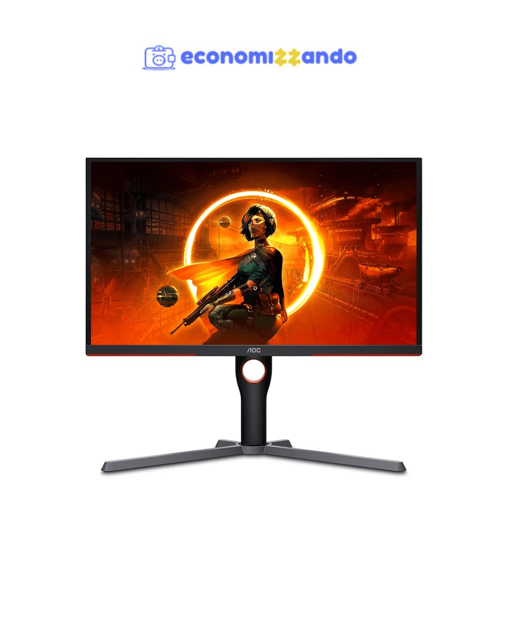 Monitor Gamer AOC DESTINY 25" 240Hz 0,5ms FreeSync Premium 25G3ZM