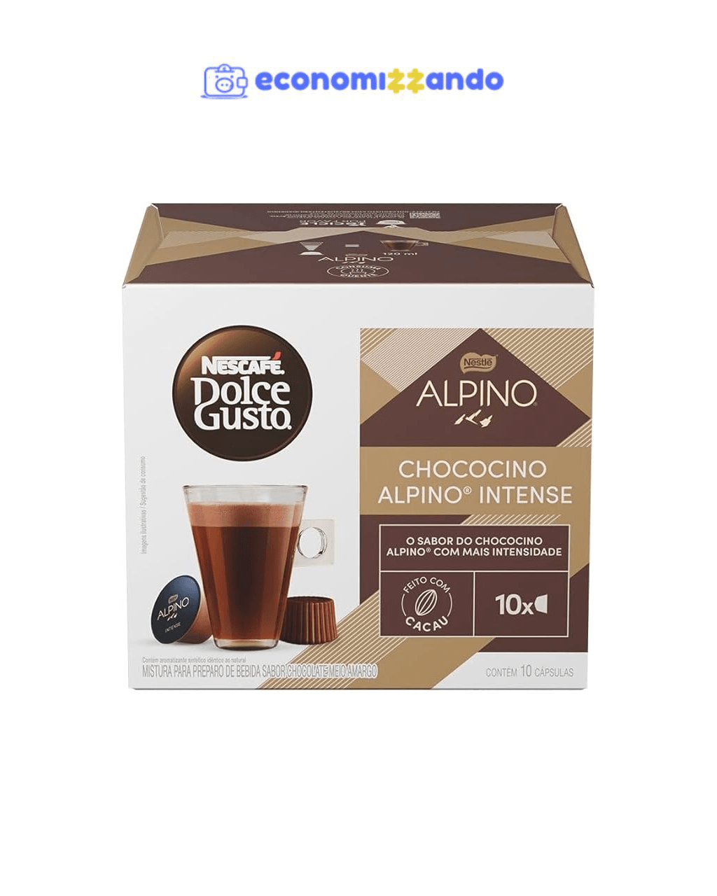Cápsula De Café Dolce Gusto Alpino Intense 10 Caps 180G