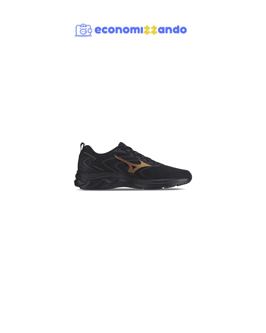 Tênis Mizuno Space 4- Preto-preto