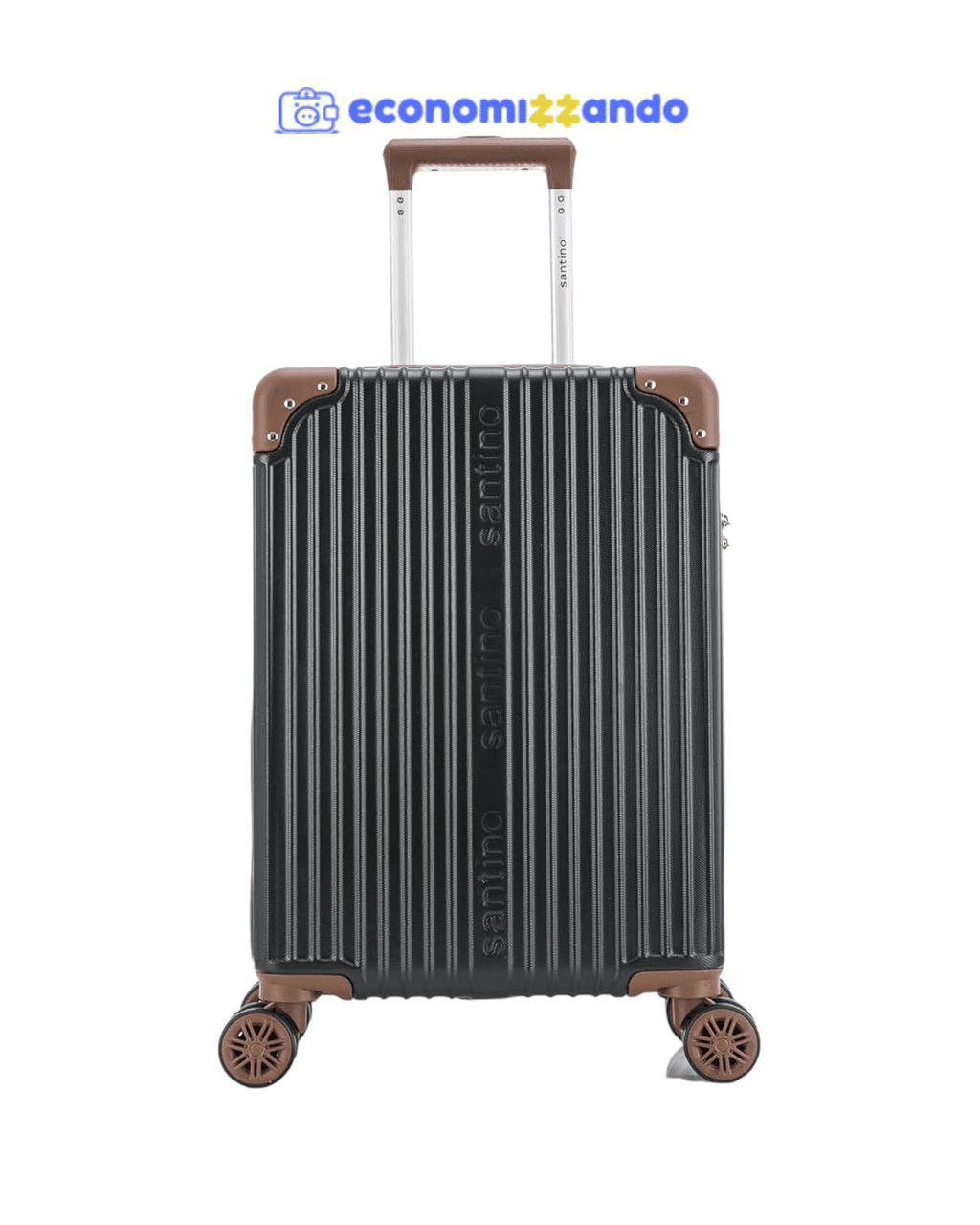 Mala de Viagem de Bordo Palazzio 10kg Rígida ABS Padrão ANAC com 4 Rodas duplas 360º