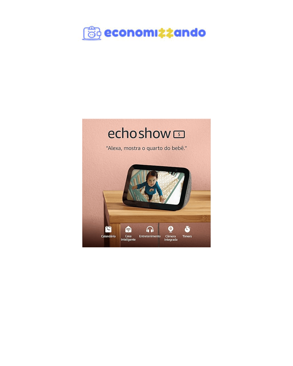 Echo Show 5 (Geração mais recente) 