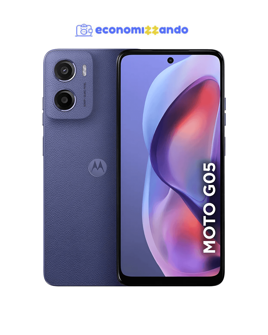 Smartphone Motorola Moto g05 - 128GB 12GB (4GB RAM   8GB Ram Boost) e Camera 50MP com AI Bateria de 5200 mAh Tela 6.7" com Superbrilho - Violeta