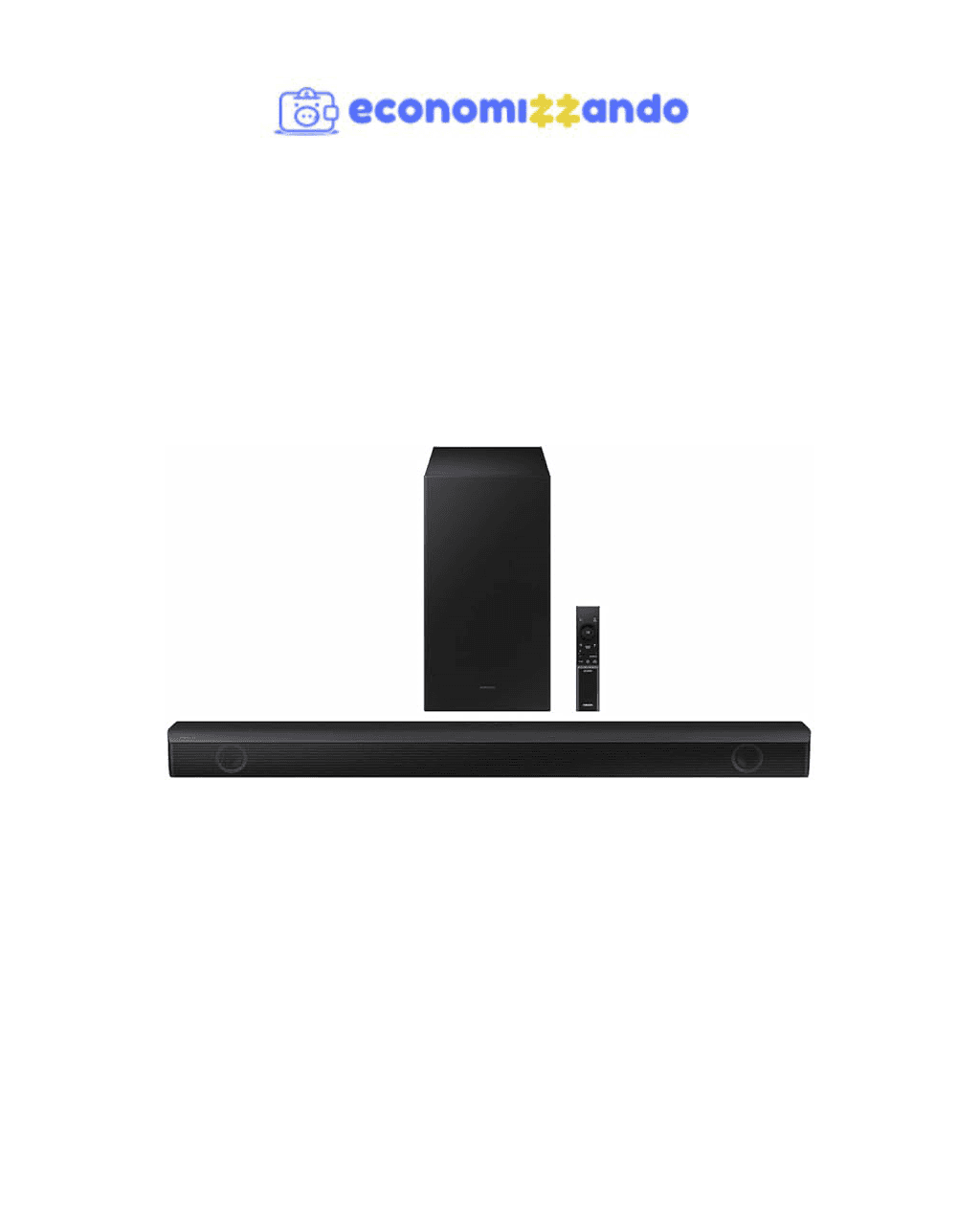 Soundbar Samsung HW-B550, com 2.1 canais, Dolby Digital