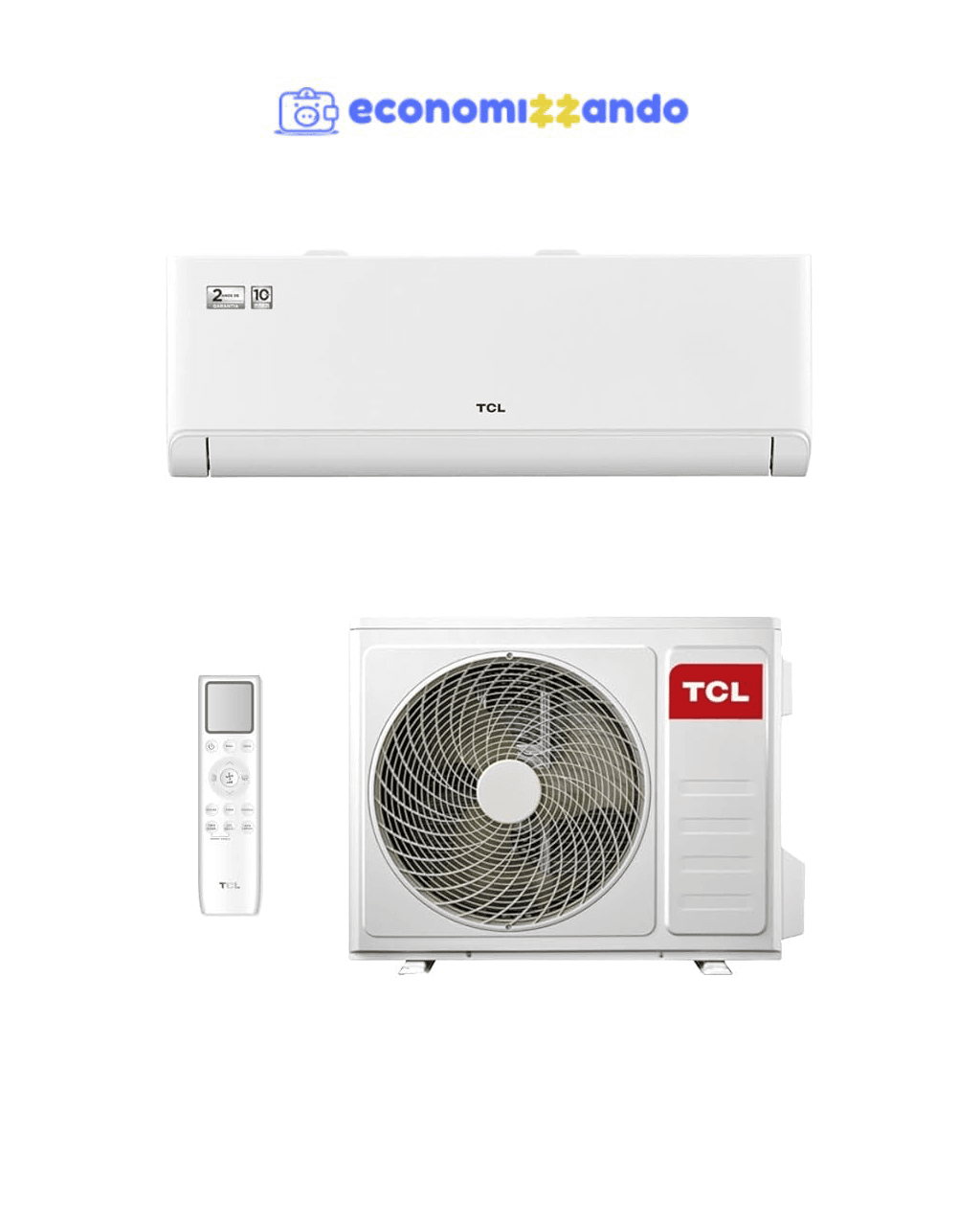 Ar-condicionado Split Inverter 9000 Btus Tcl T-pro 2.0 High Wall Quente e Frio Tac-09chtg2-inv 220v