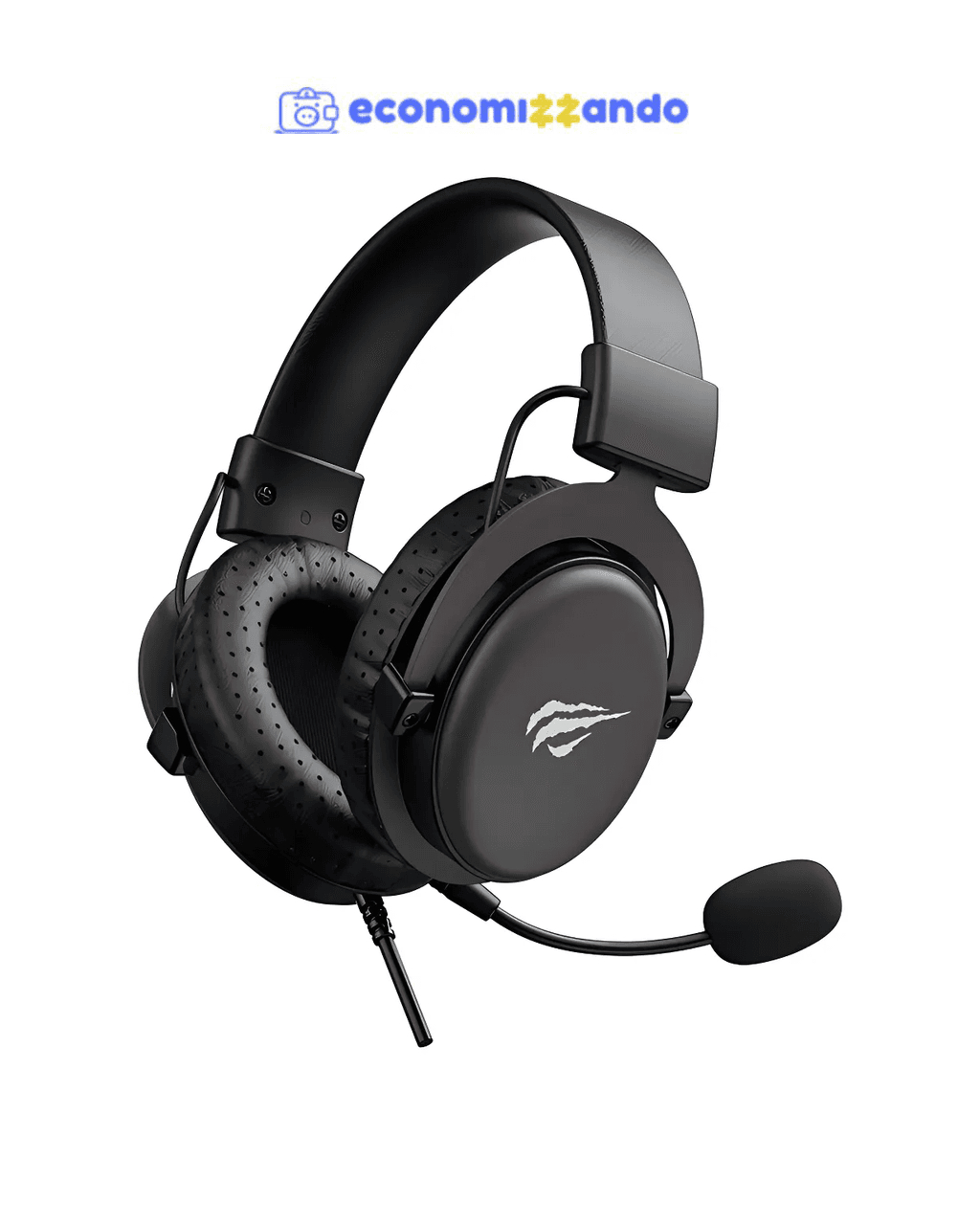 Fone de Ouvido Gamer Headset Havit H2015d Pc Consoles color negro