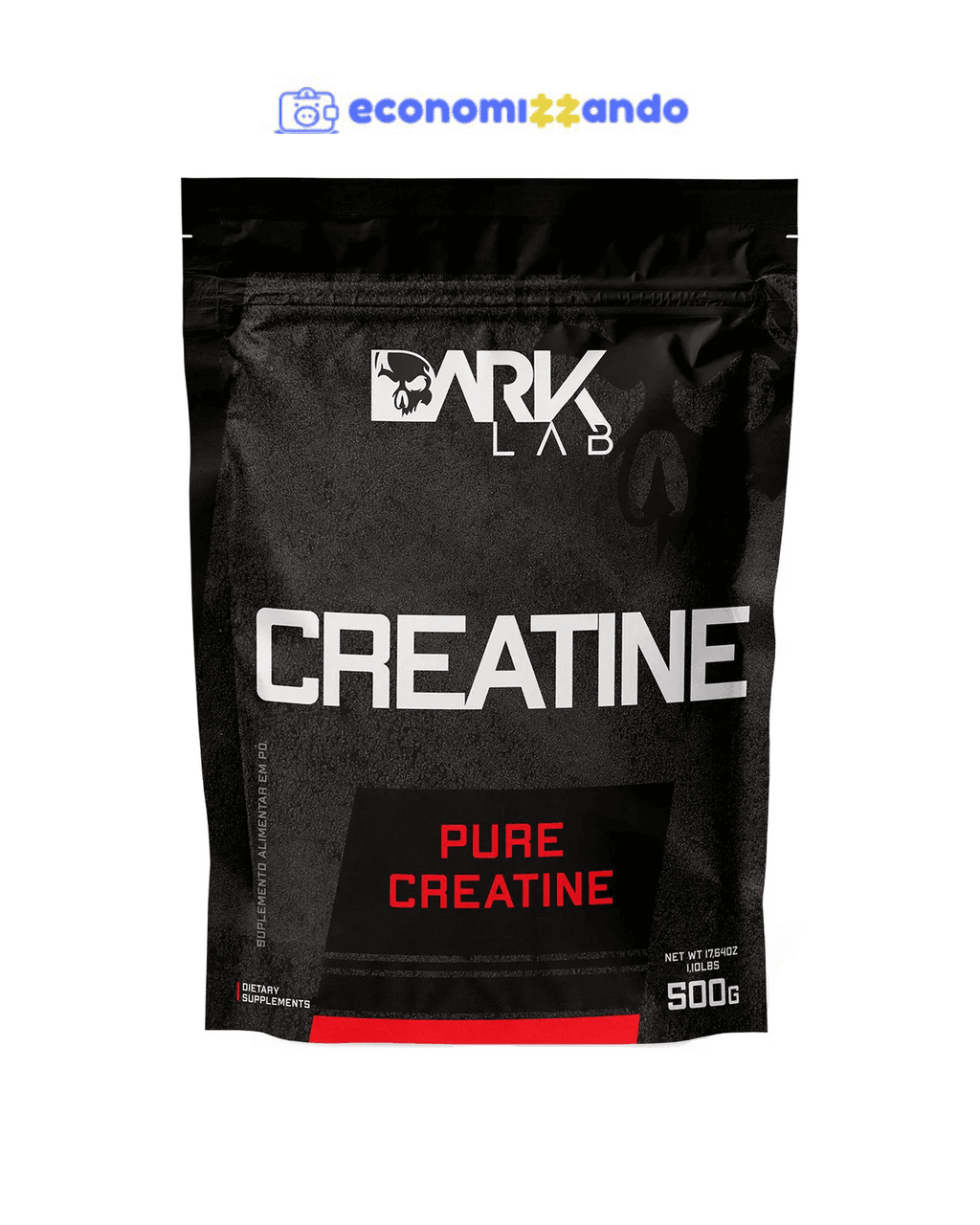 Creatina Monohidratada Pura 500g Dark Lab Unidade