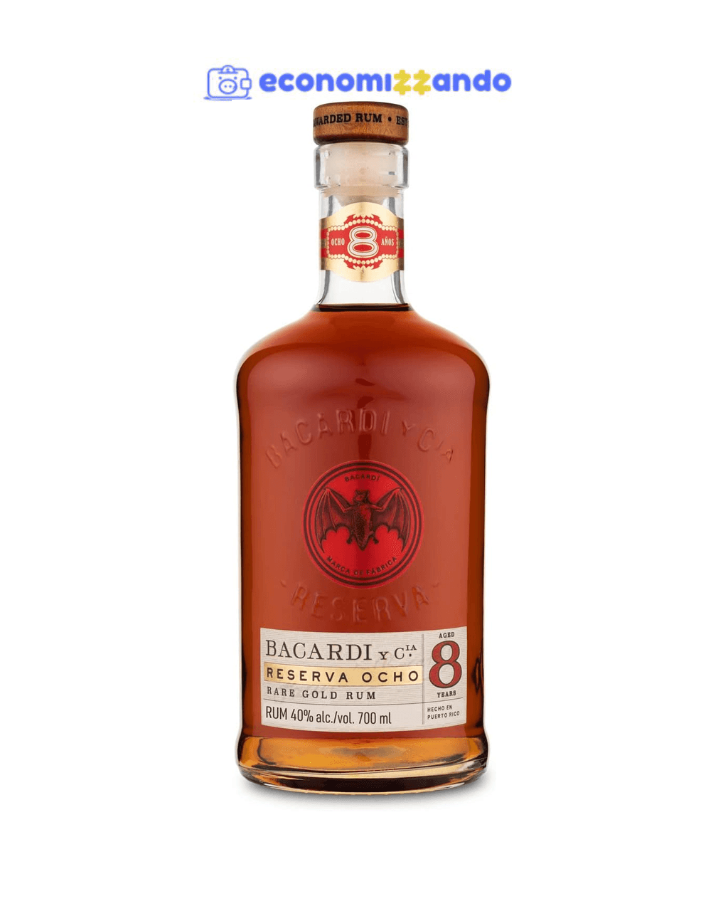Bacardi, Rum 8 anos Reserva Ocho, 750 ml