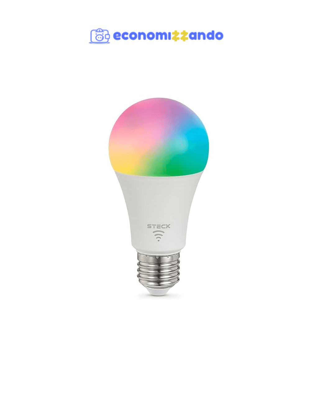Steck, Lâmpada Inteligente 12W, RGBW Wi-Fi, Bivolt