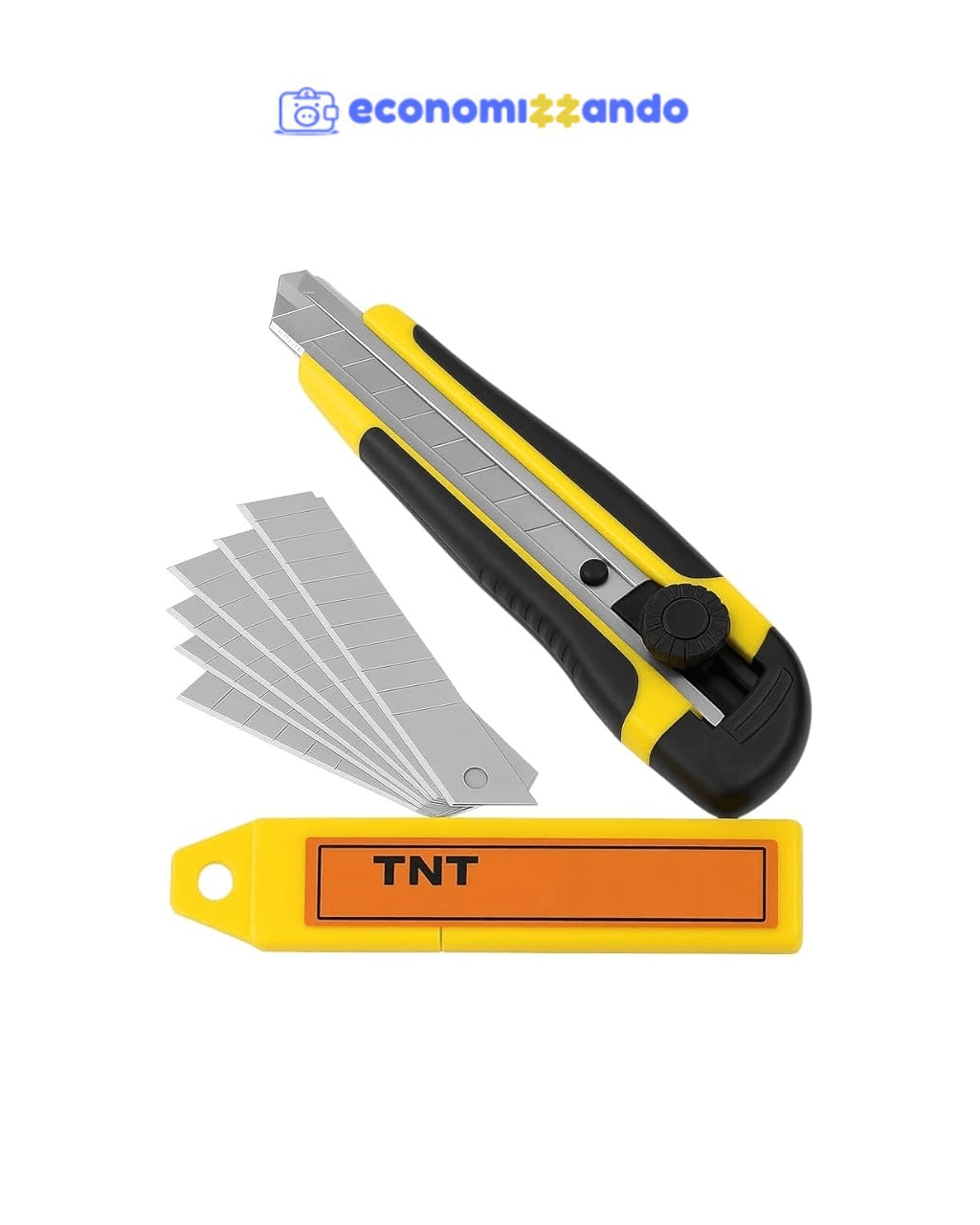 TNT Estilete Emborrachado Com 10 Lâminas