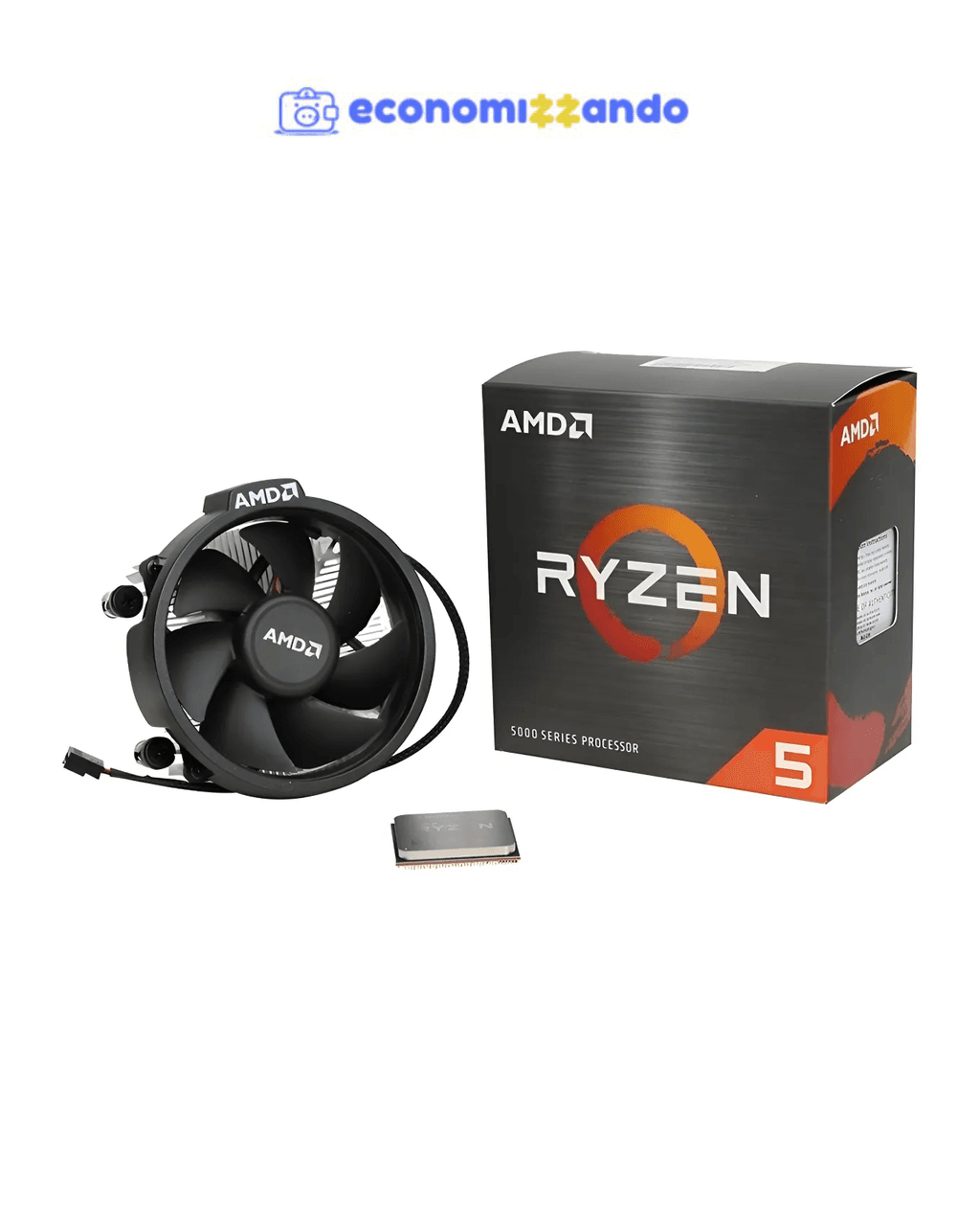 Processador AMD Ryzen 5 5500 3.6GHz 4.2GHz Max Turbo Cache 16MB AM4 Sem Vídeo