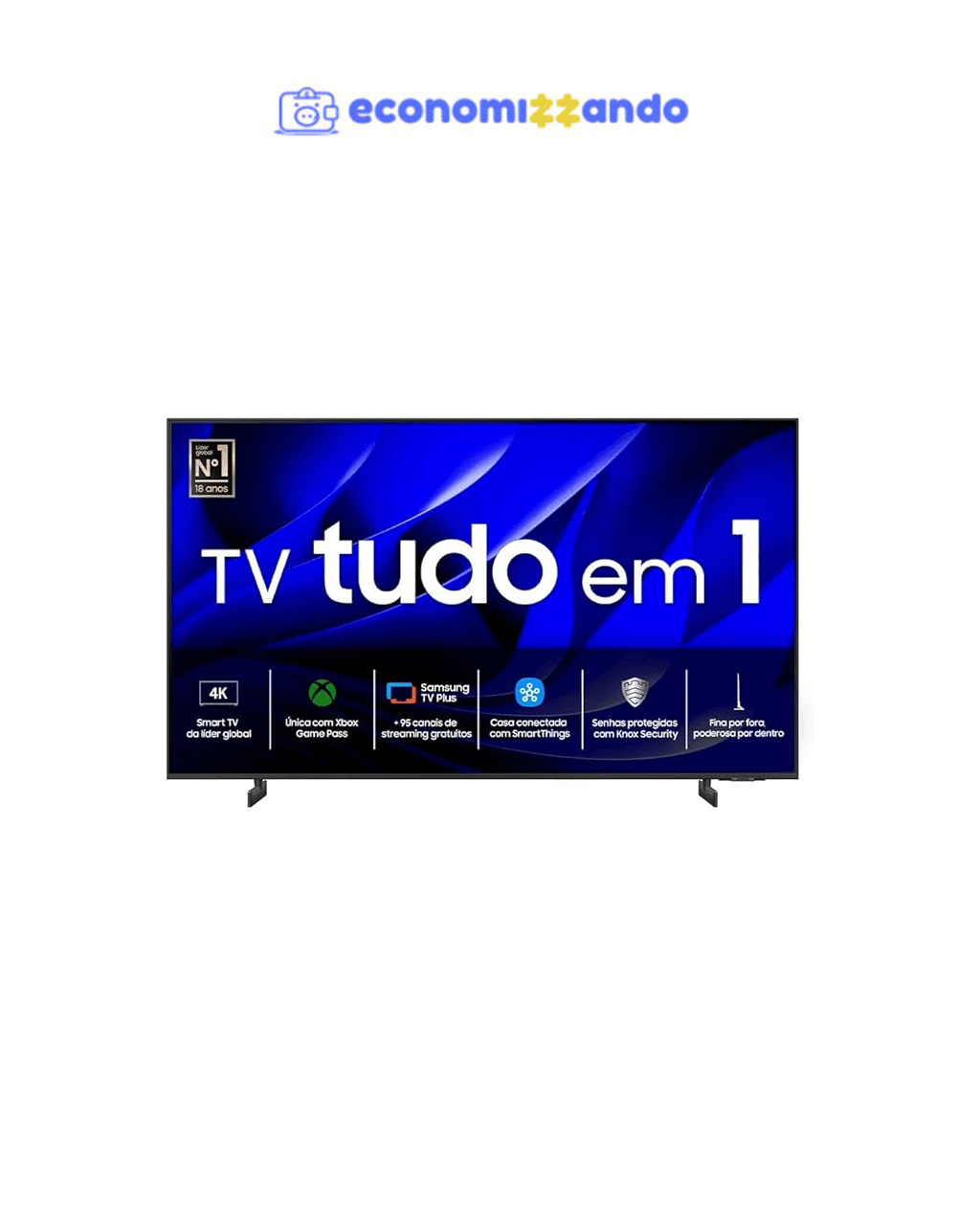 Samsung Smart TV 70" Crystal UHD 4K 70DU8000