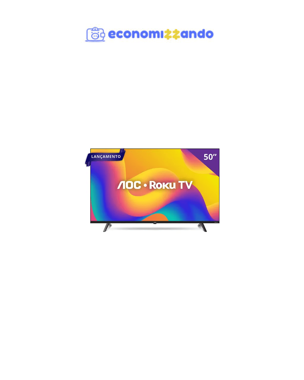Smart Tv 50 Aoc 4k Dled 50u7045/78g Roku Tv Quad