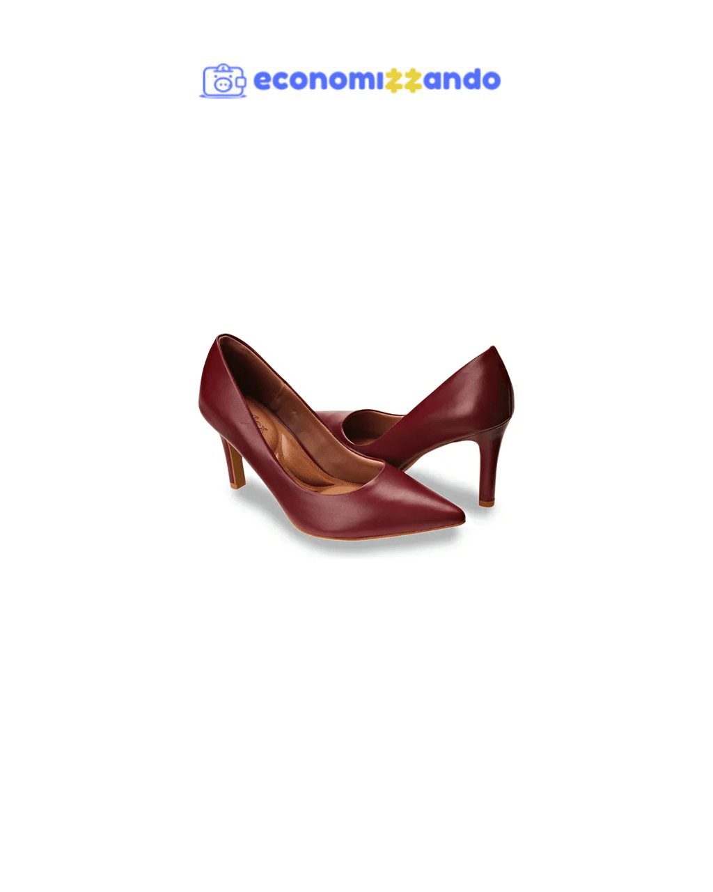 Sapato Scarpin Feminino Salto Fino Rebu Usaflex (Tam: 37,38)