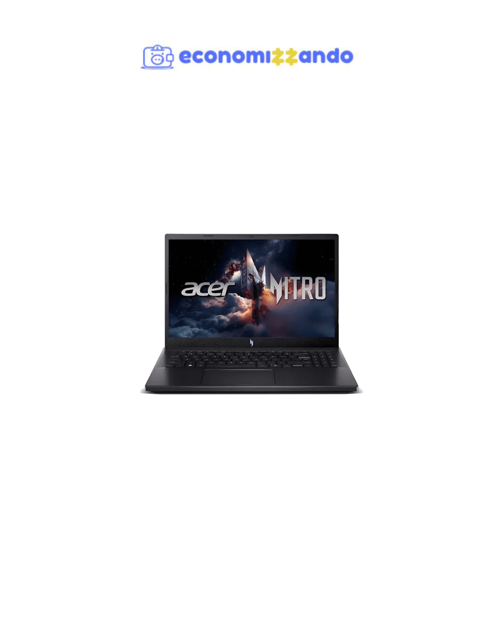 Notebook Gamer Acer Nitro V15 ANV15-52-52VN Intel® Core™ i5-13420H 13ªG 512 GB SSD 16 GB RAM RTX 4060 15.6”