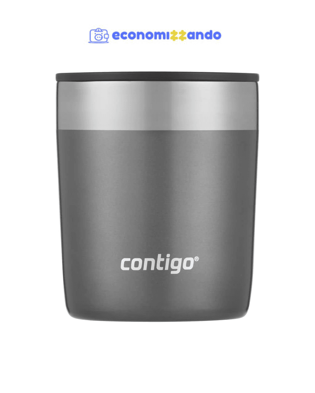 Copo Térmico de Caipirinha 296ml Cinza Contigo