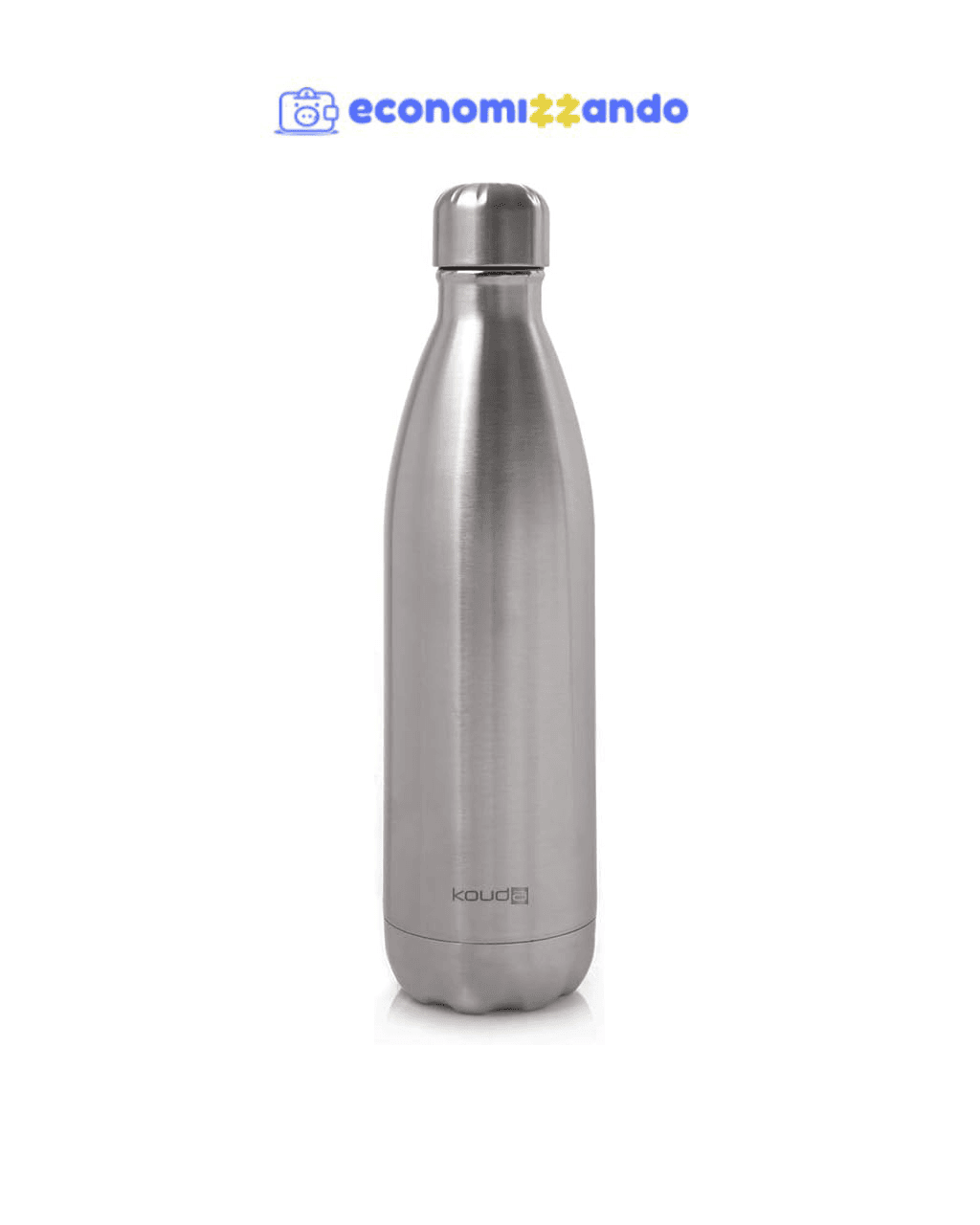 Garrafa Térmica Kouda Prata Grey – 750ml