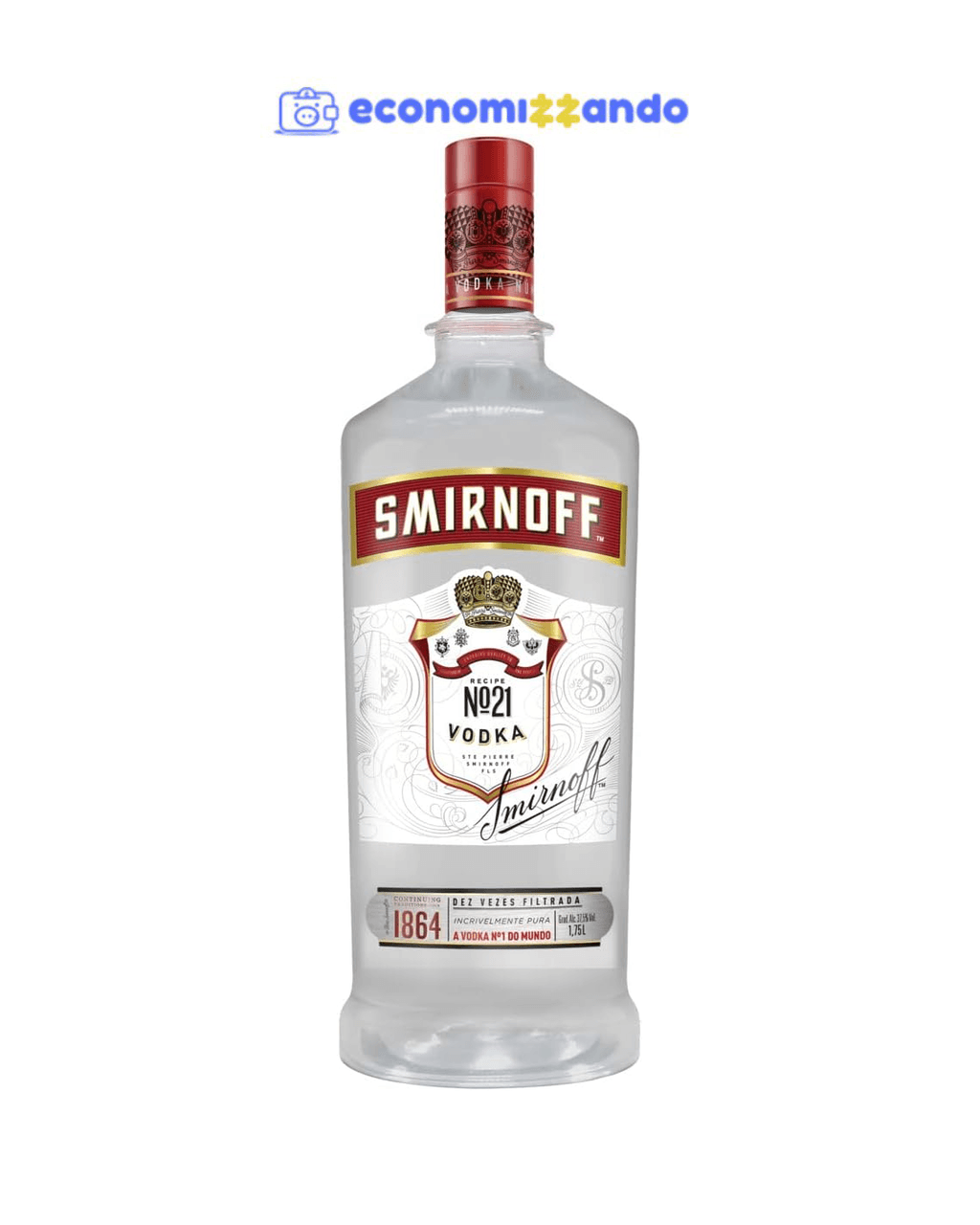 Vodka Smirnoff 1,75L