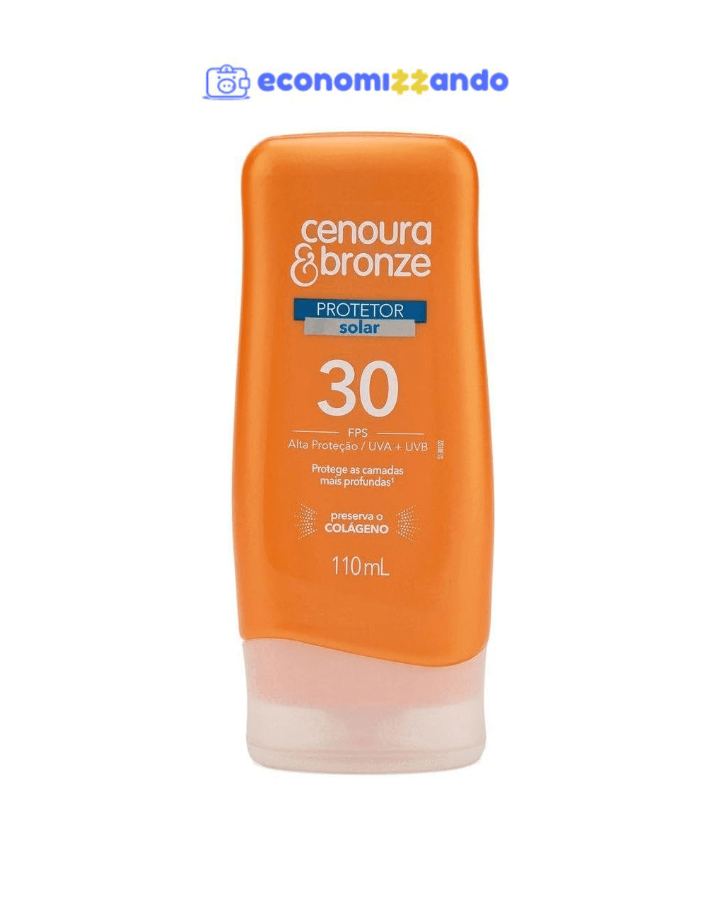 Cenoura e Bronze Protetor Solar Fps 30 110Ml E