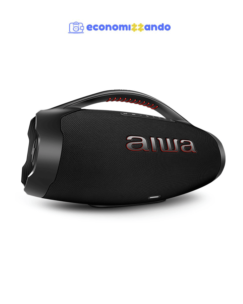 Caixa de Som Boombox Plus Bluetooth IP66 AWS-BBS-01B AIWA