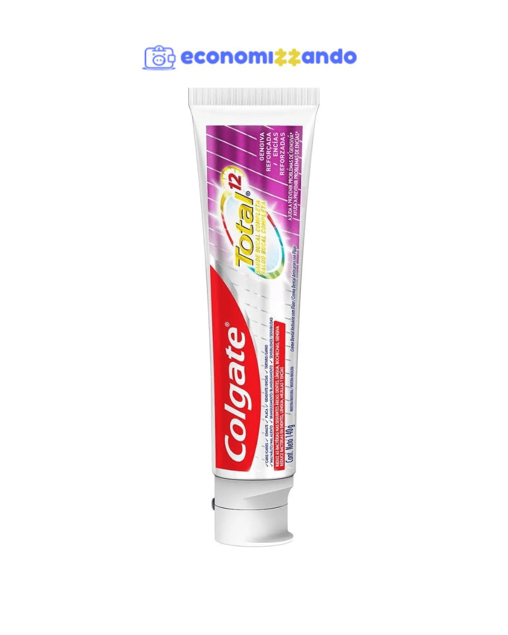 Creme Dental Colgate Total 12 Professional Gengiva reforçada 140g (Min. 2 UN.)
