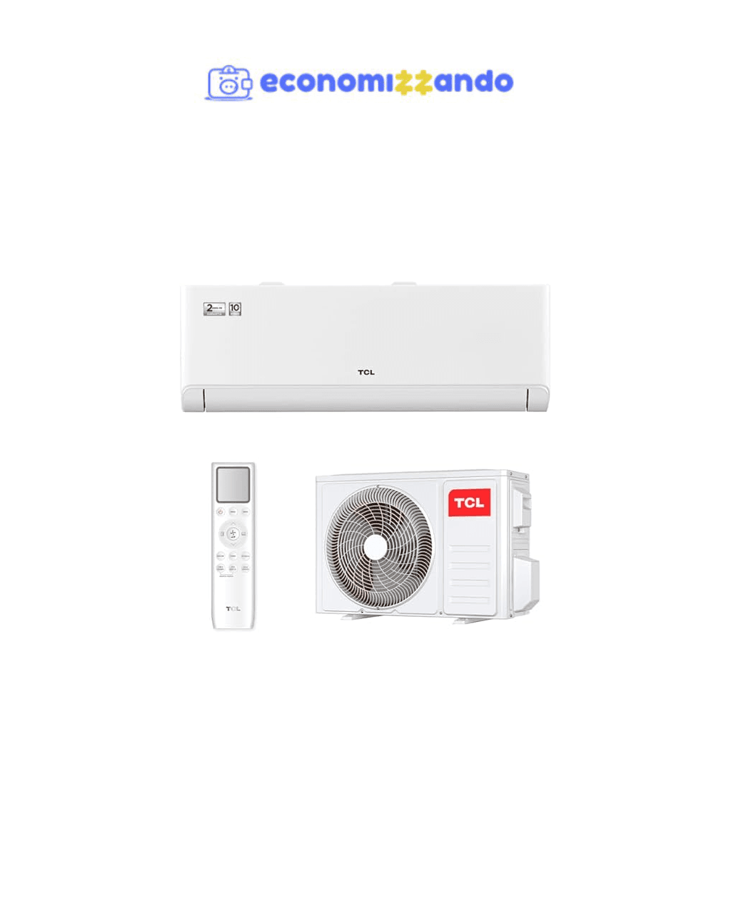 Ar Condicionado Split Hi Wall TCL T-Pro 2.0 Inverter 12.000 Btus Frio 220v R-32