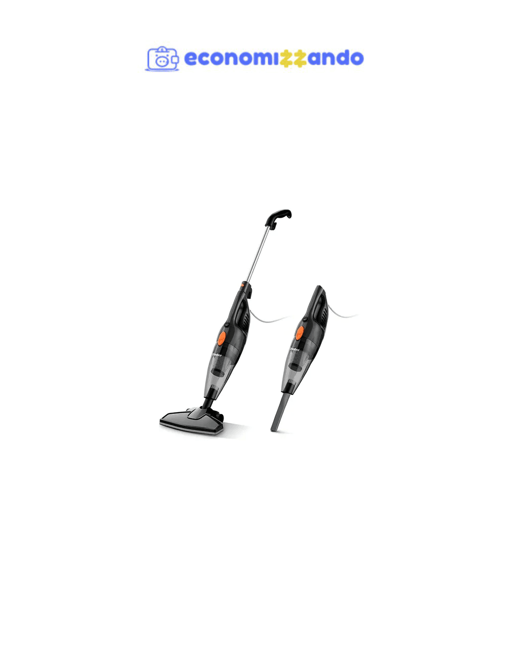 Aspirador de pó 1.5l Gaabor 650w 16000pa vertical mão cor preto - 127V