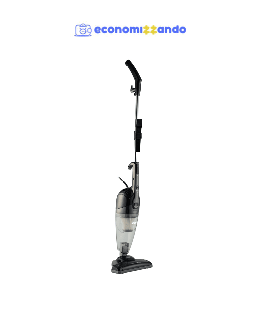 Aspirador de Pó Vertical WAP Silent Speed Max 3 em 1 1350W Filtro HEPA Portátil - 127V