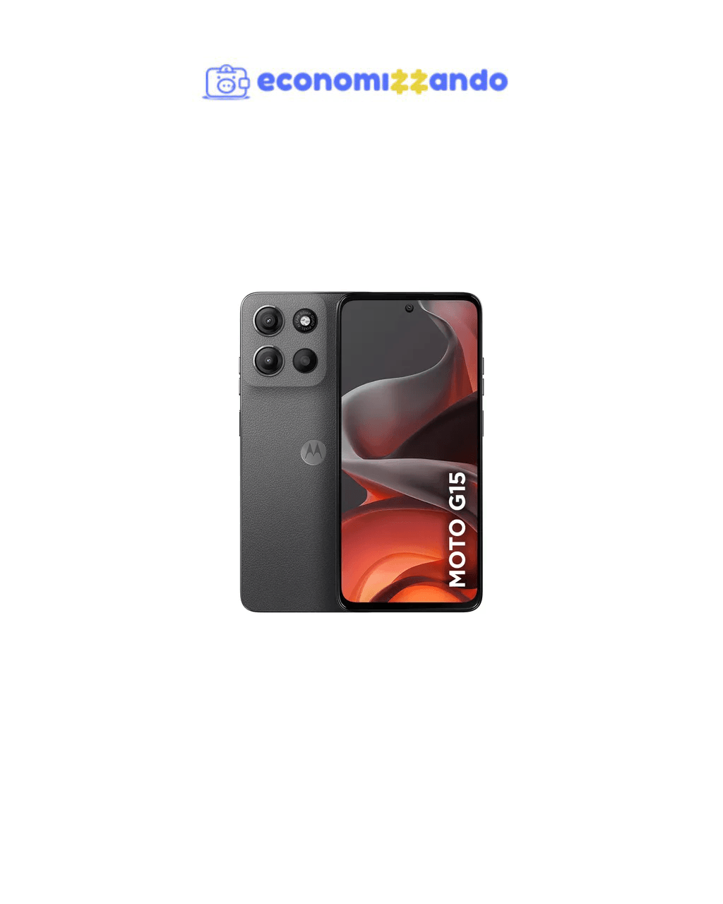 Smartphone Motorola Moto G15 - 256gb 12gb (4gb Ram 8gb Ram Boost) E Camera 50mp Com Ai E Night Vision Bateria De 5200 Mah Tela Fhd  6.7 Com Superbrilho Nfc - Grafite