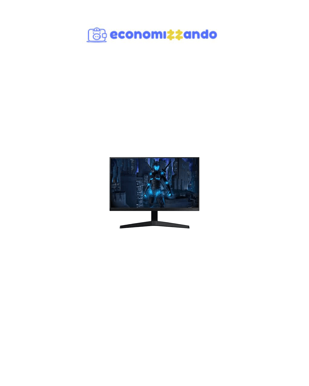 Monitor Gamer Samsung 27" FHD,75Hz, HDMI, VGA, Freesync,Preto, Série T350