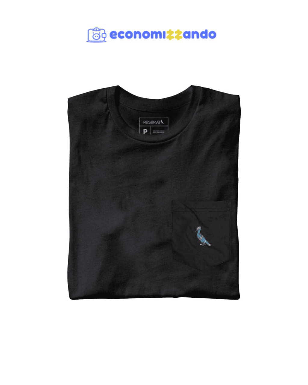 Camiseta Bolso Cb Pica-pau Xadrez Reserva