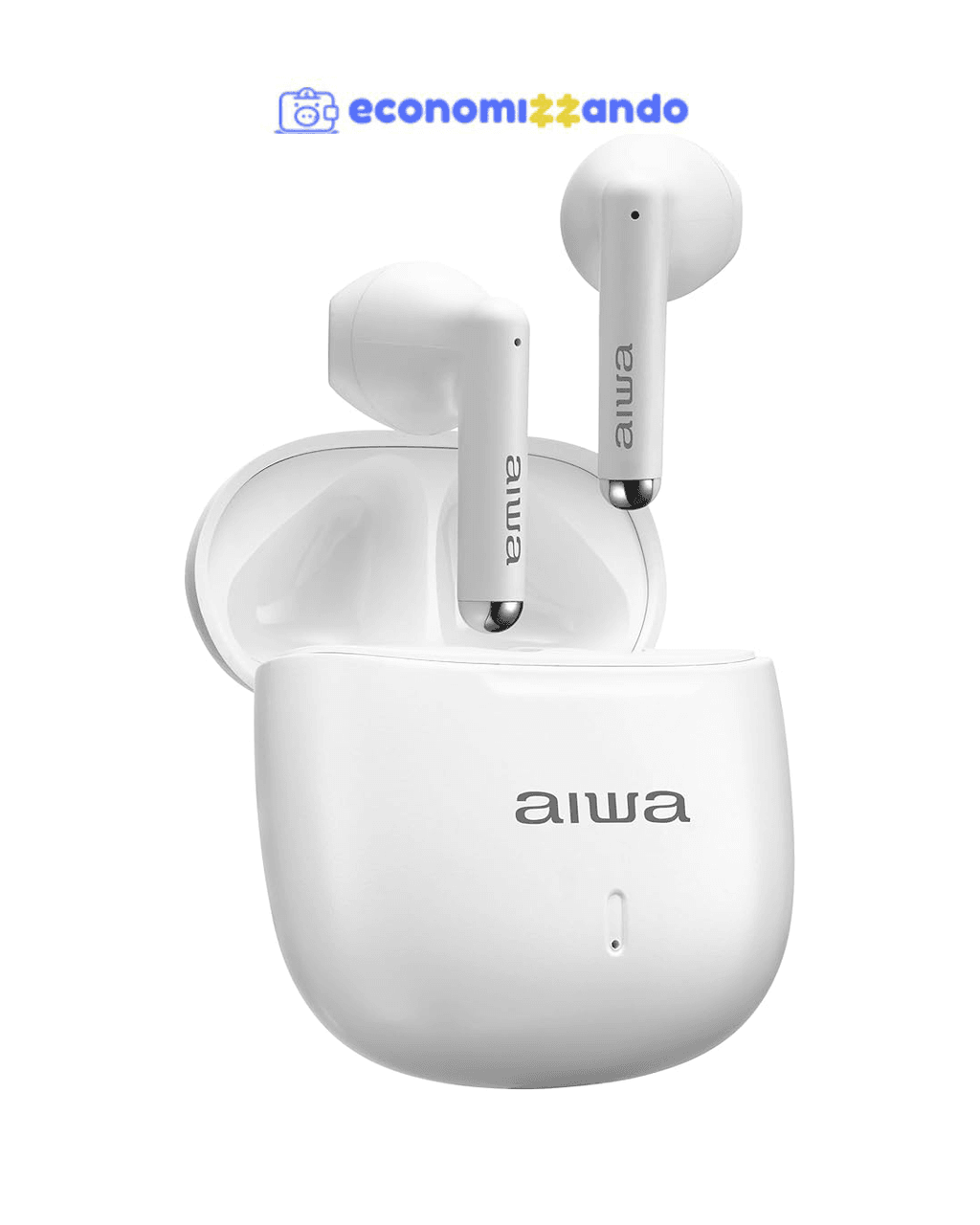 Fone de Ouvido Earbud Aiwa EB-05-W Bluetooth ENC APP BIVOLT