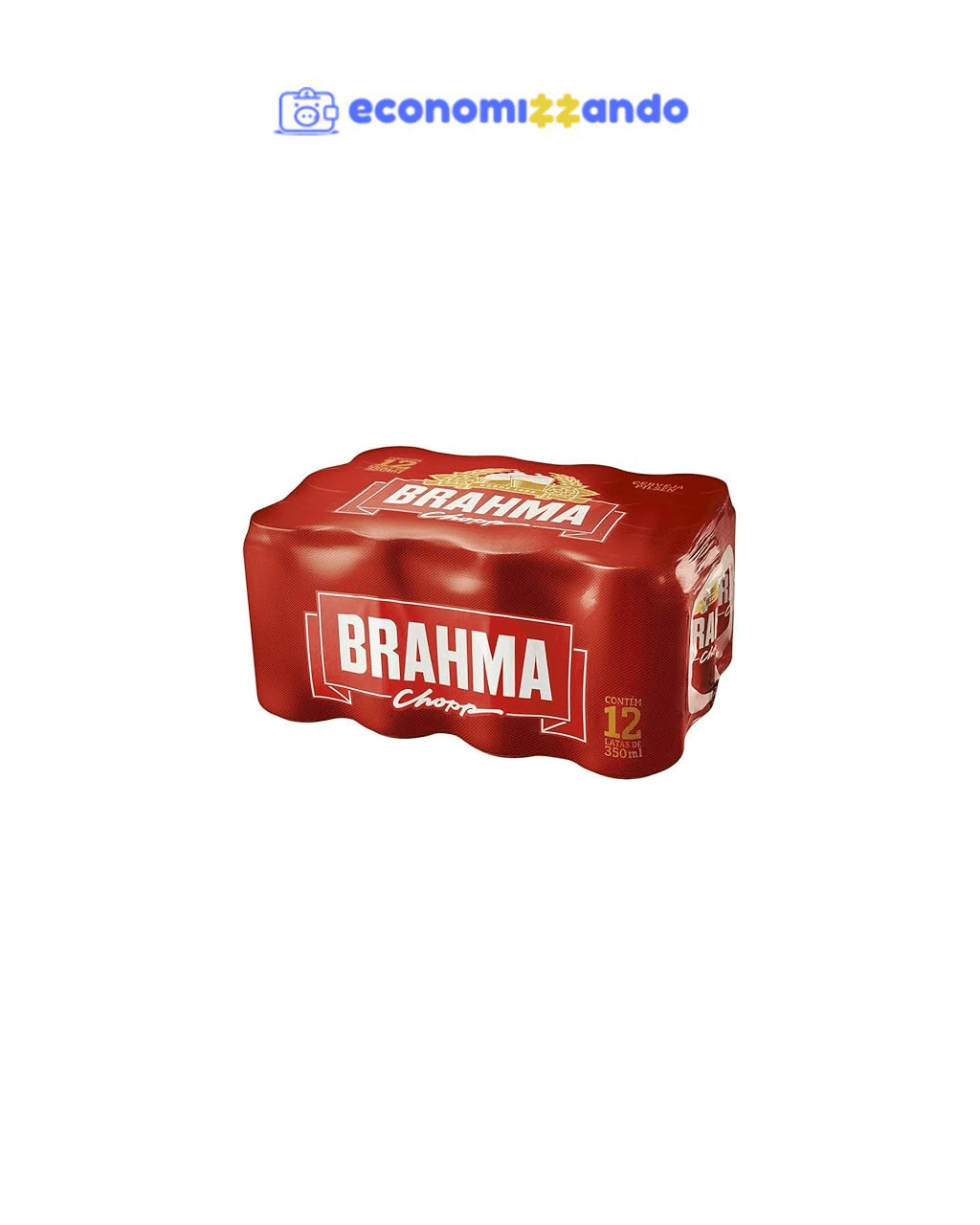 Pack Cerveja Brahma Lata 350ML - com 12 unidades