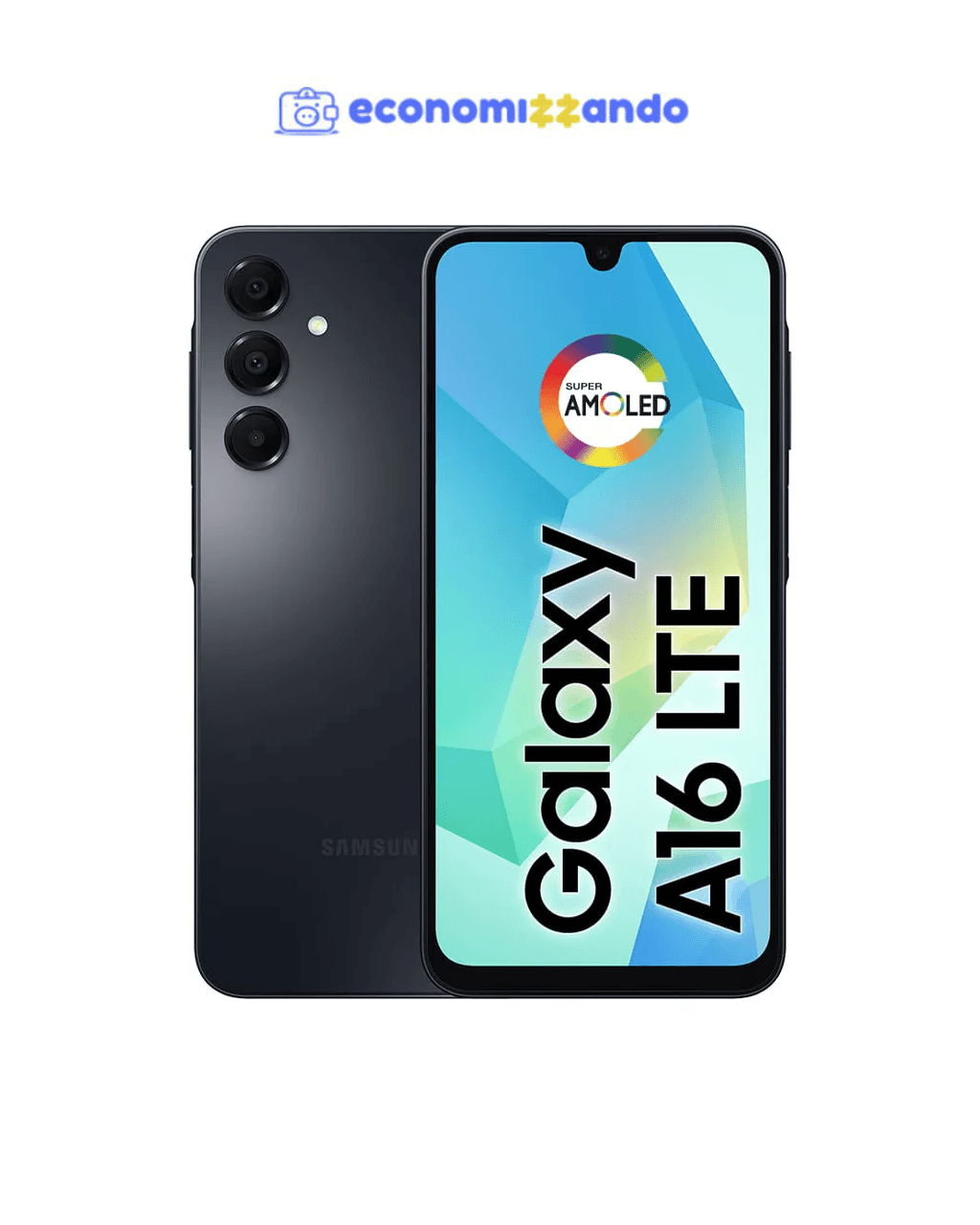 Celular Samsung Galaxy A16, 256GB  8GB RAM - Preto