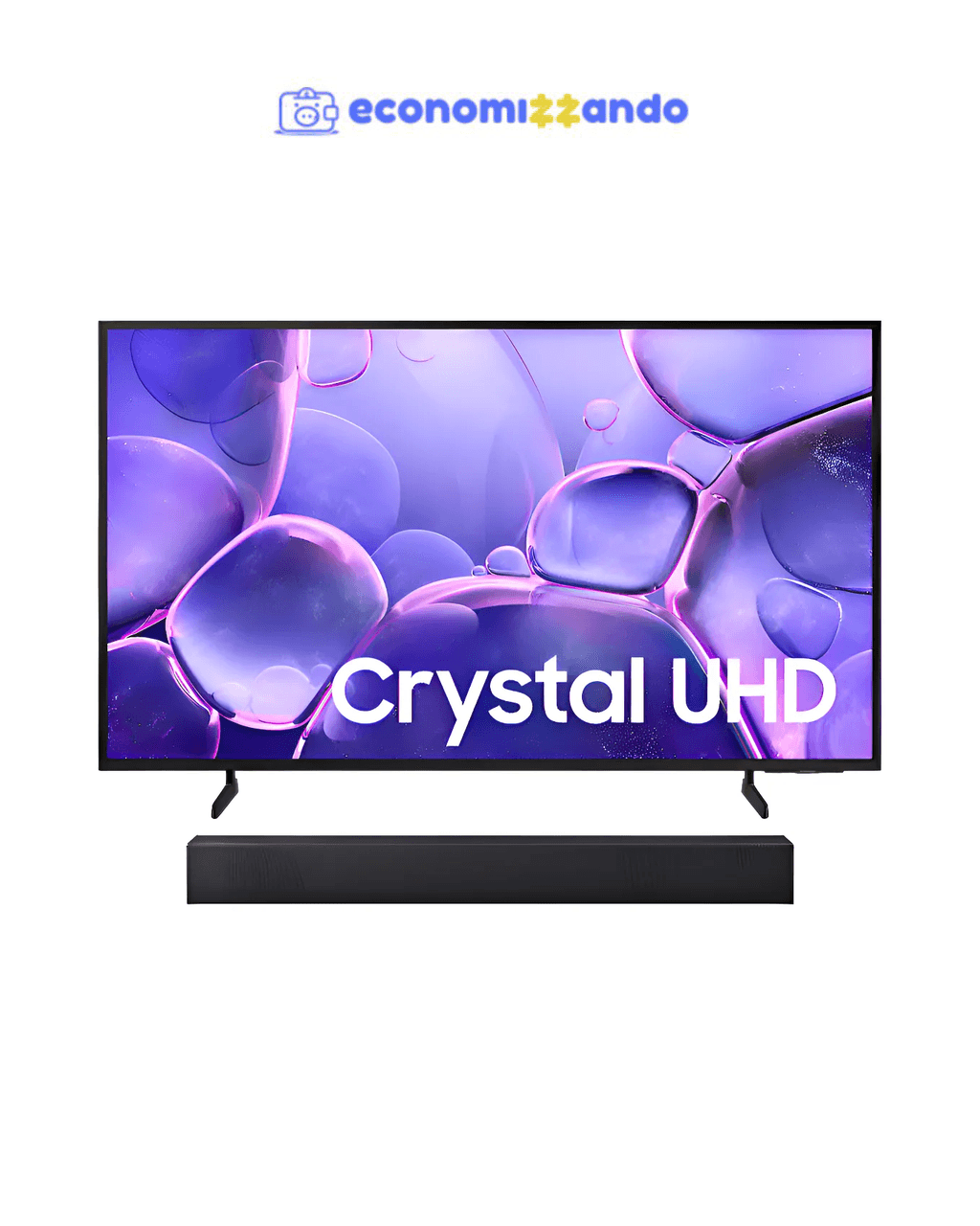 Samsung Smart TV 50” Crystal UHD 4K   Soundbar HW-B400F/ZD