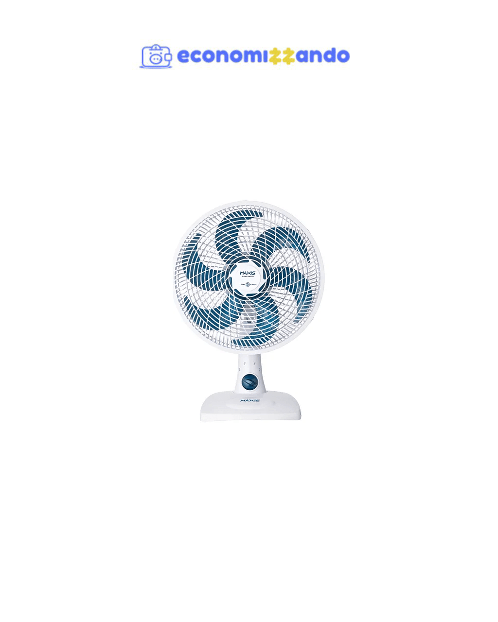 Ventilador De Mesa Mondial Maxis V30mxw 30cm Com 6 Pás 50w