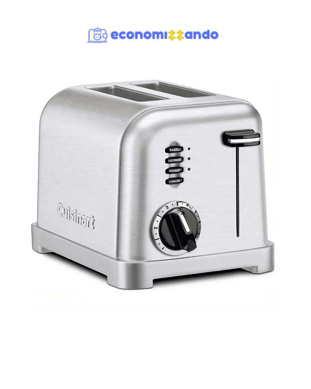 Torradeira Cuisinart Cpt-160br 2 Fatias 1000w Inox 127V