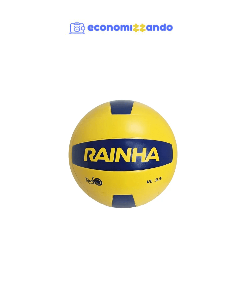 Bola De Vôlei Rainha Vl 3.5 Cor Amarelo
