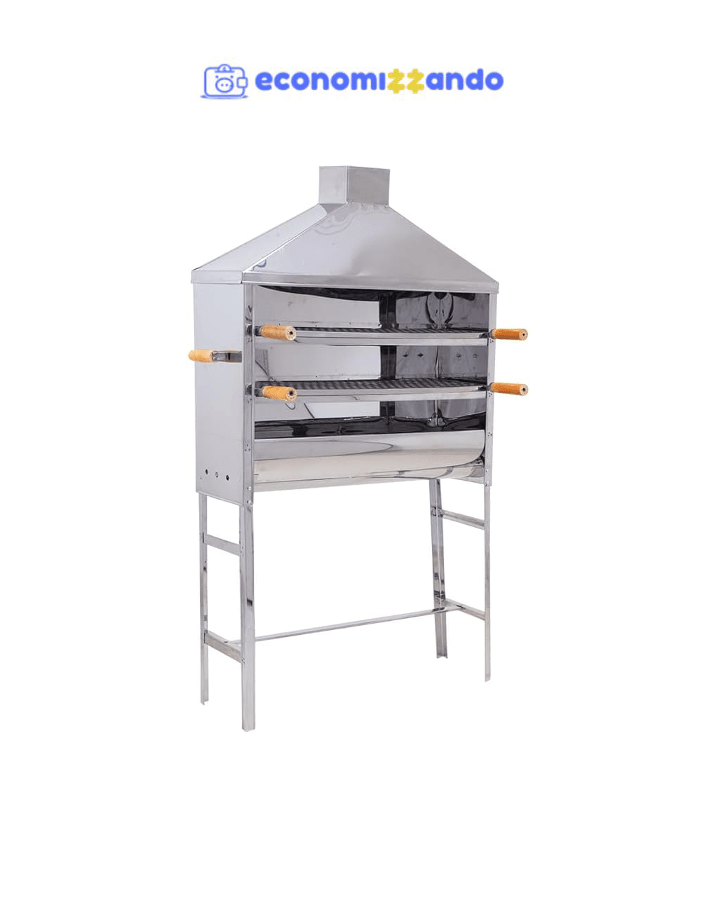 Churrasqueira Espetinho com Coifa Inox, Gudim