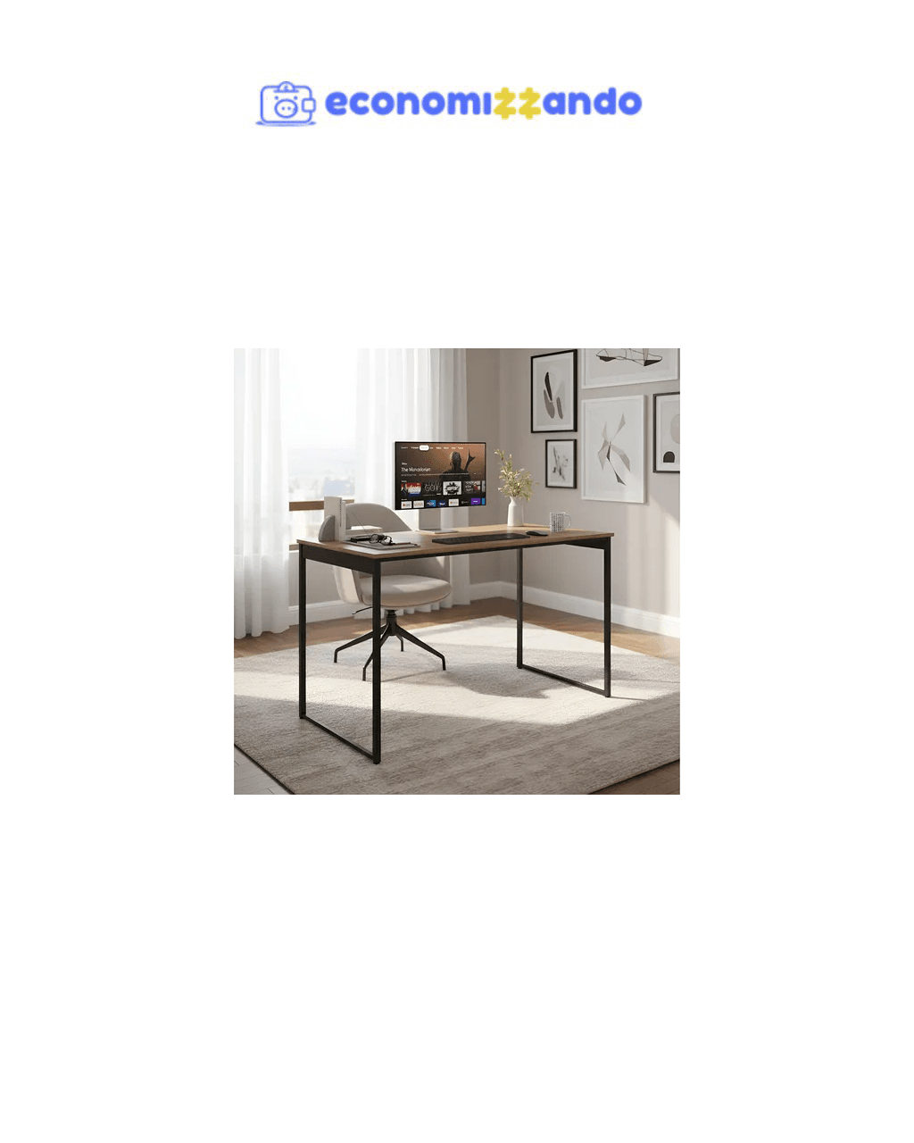 Escrivaninha De Apoio Para Escritório Industrial 150x60 Classicmaga150 