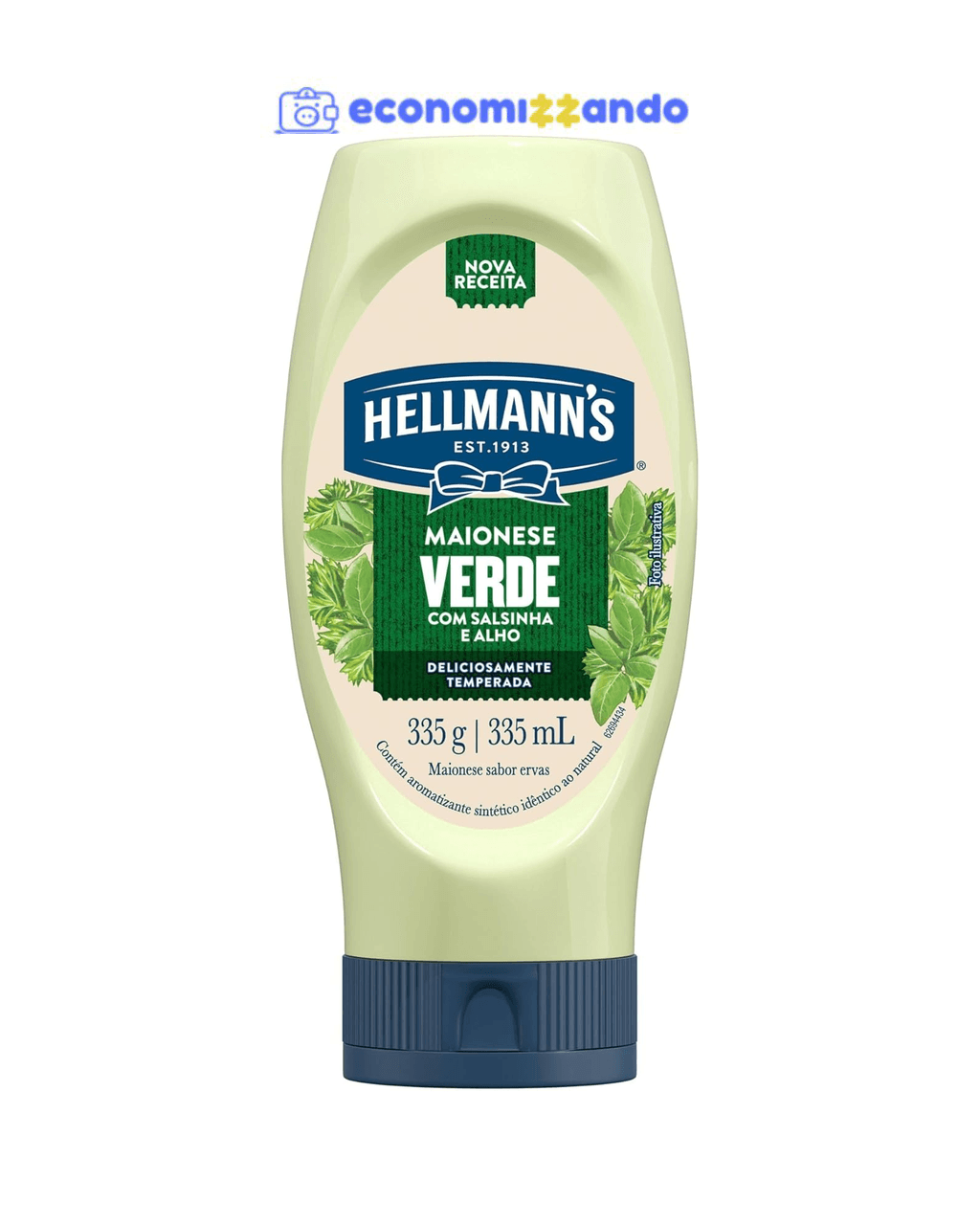 Hellmann's Maionese Verde 335g