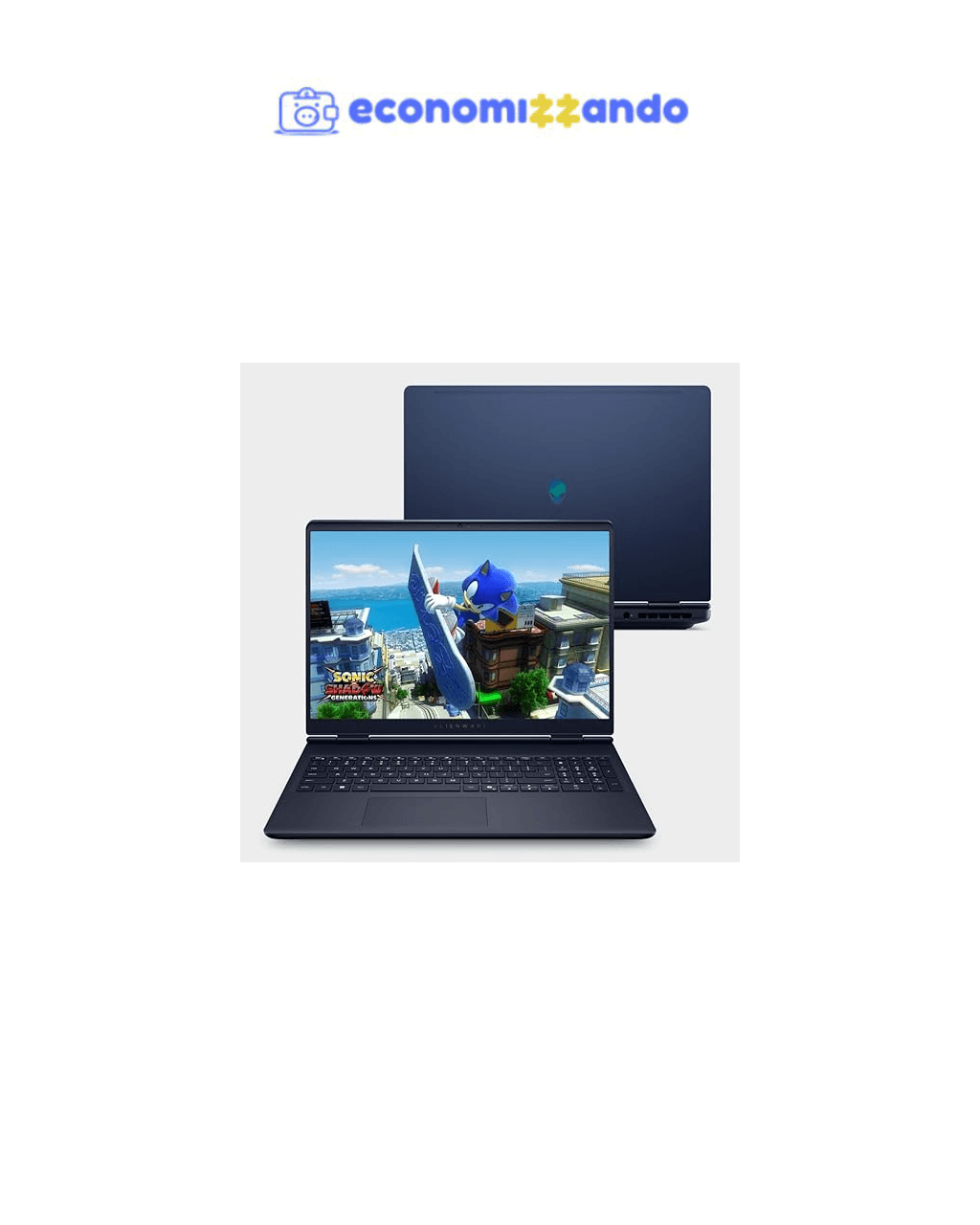 Notebook Gamer Alienware Aurora AC16-C5210H-A10 - Intel Core 5, NVIDIA RTX 3050, 16GB RAM, 512GB SSD, LED Full HD 120Hz, Windows 11