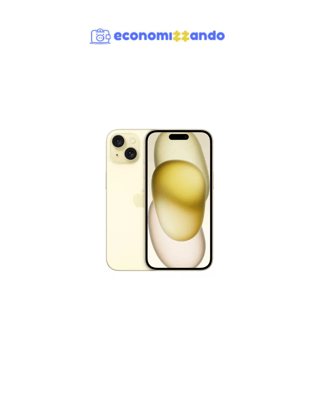 Apple iPhone 15 (128 GB) - Amarelo - Distribuidor Autorizado