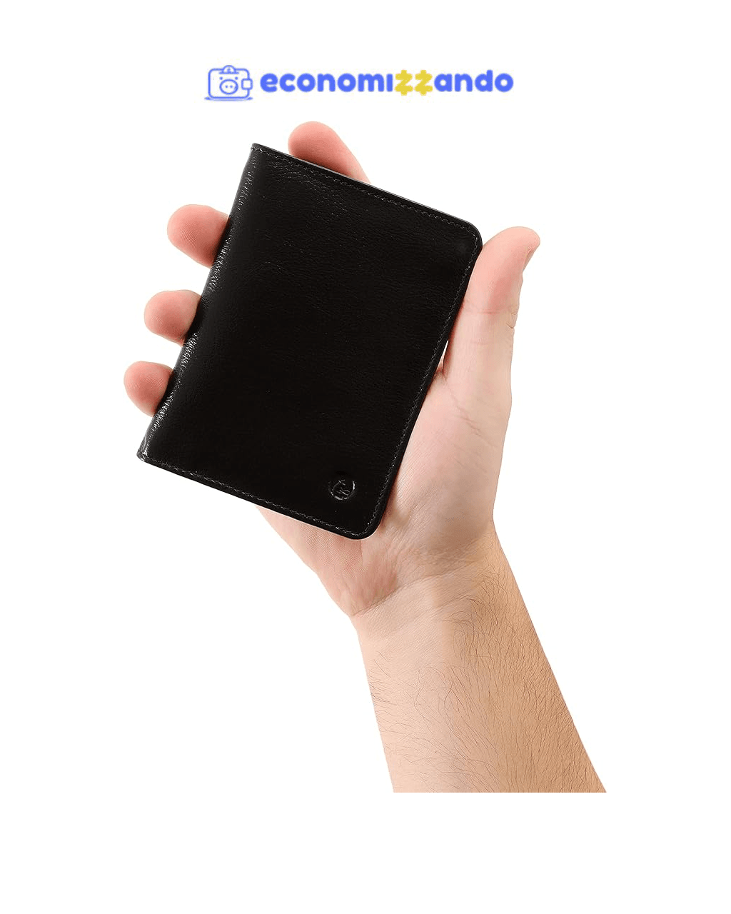 Carteira Masculina Couro Legítimo Proteção RFID RG CNH Cartões Notas Couro50 620