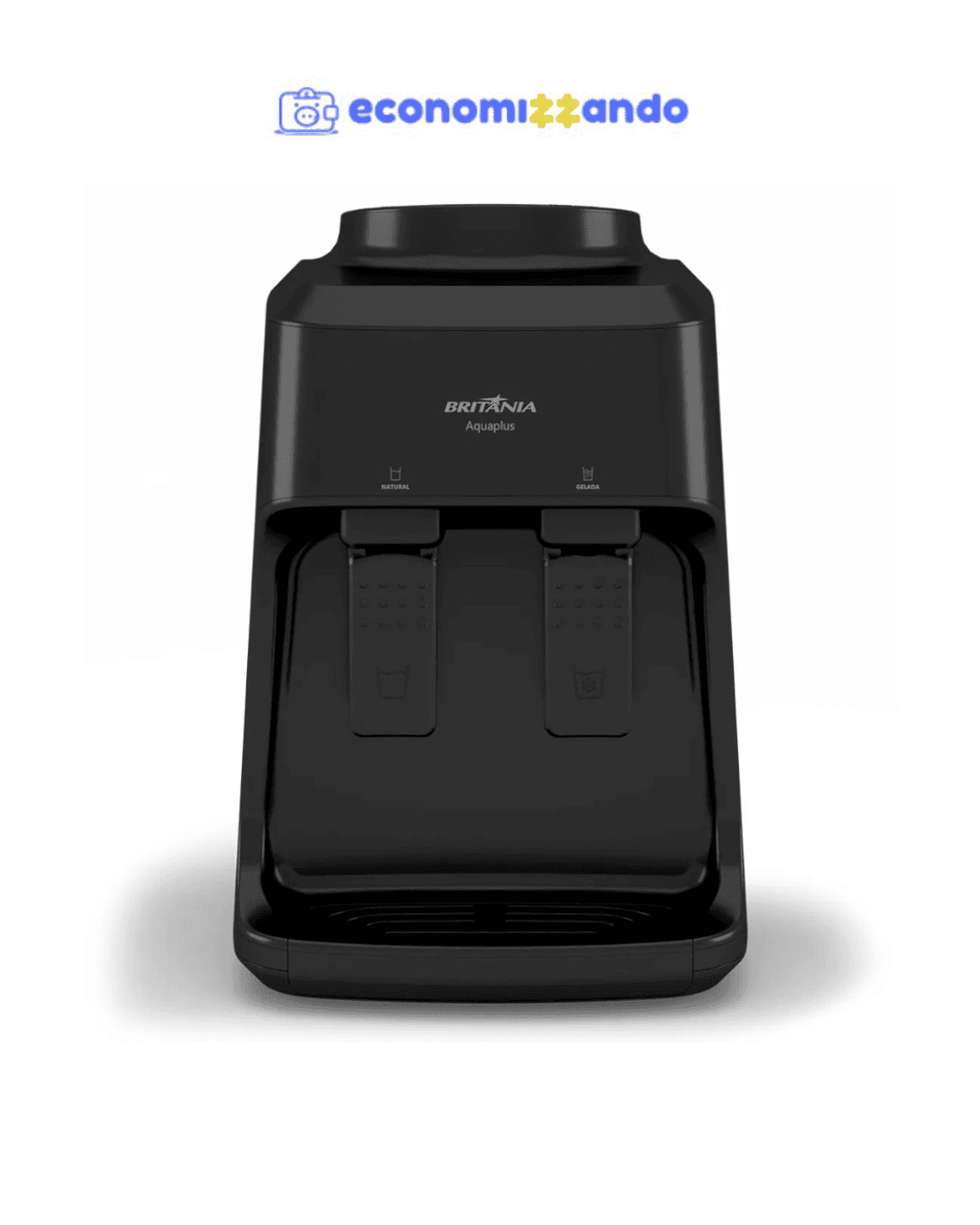 Bebedouro de mesa refrigerado eletrônico bivolt - Aquaplus Britânia