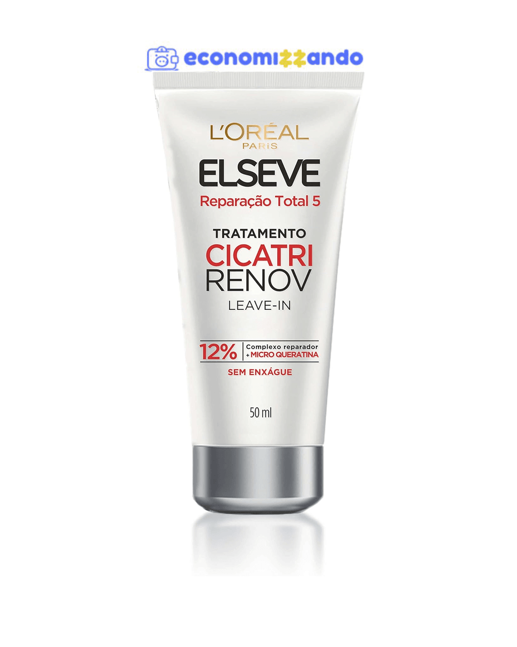 L'Oréal Paris Elsève Creme Tratamento Leave in Cicatri Renov, Branco
