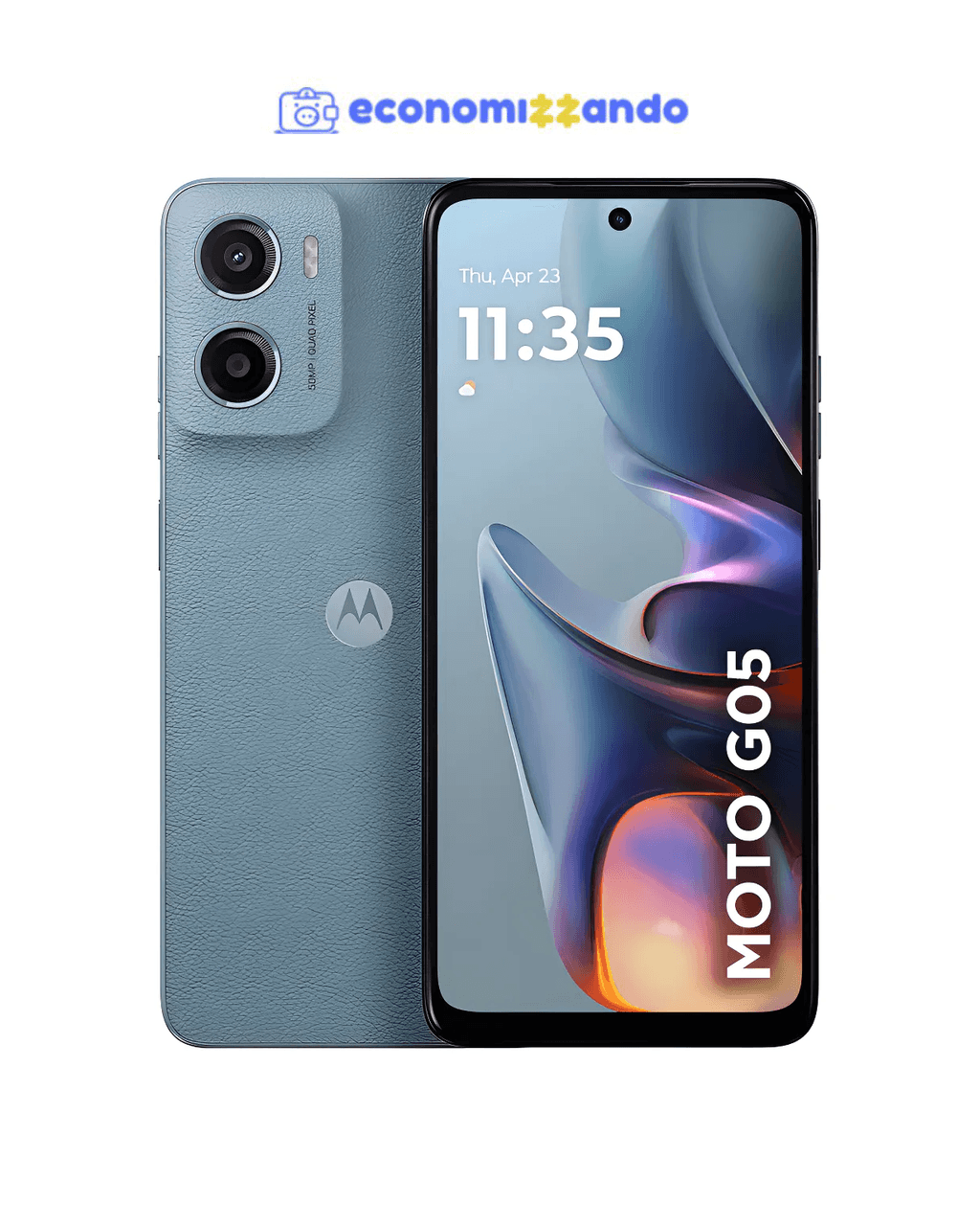 Smartphone Motorola Moto g05 - 128GB 12GB (4GB RAM   8GB Ram Boost) e Camera 50MP com AI Bateria de 5200 mAh Tela 6.7" com Superbrilho - Cinza