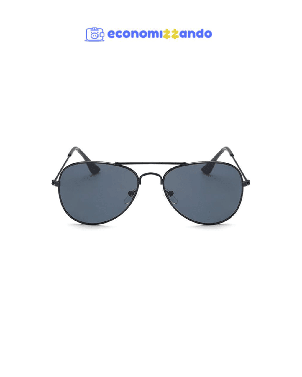 Óculos De Sol Aviador Unissex Lentes Proteção UV Armação Reforçada Moda Classica Estilo Casual PREMIUM DUPIN